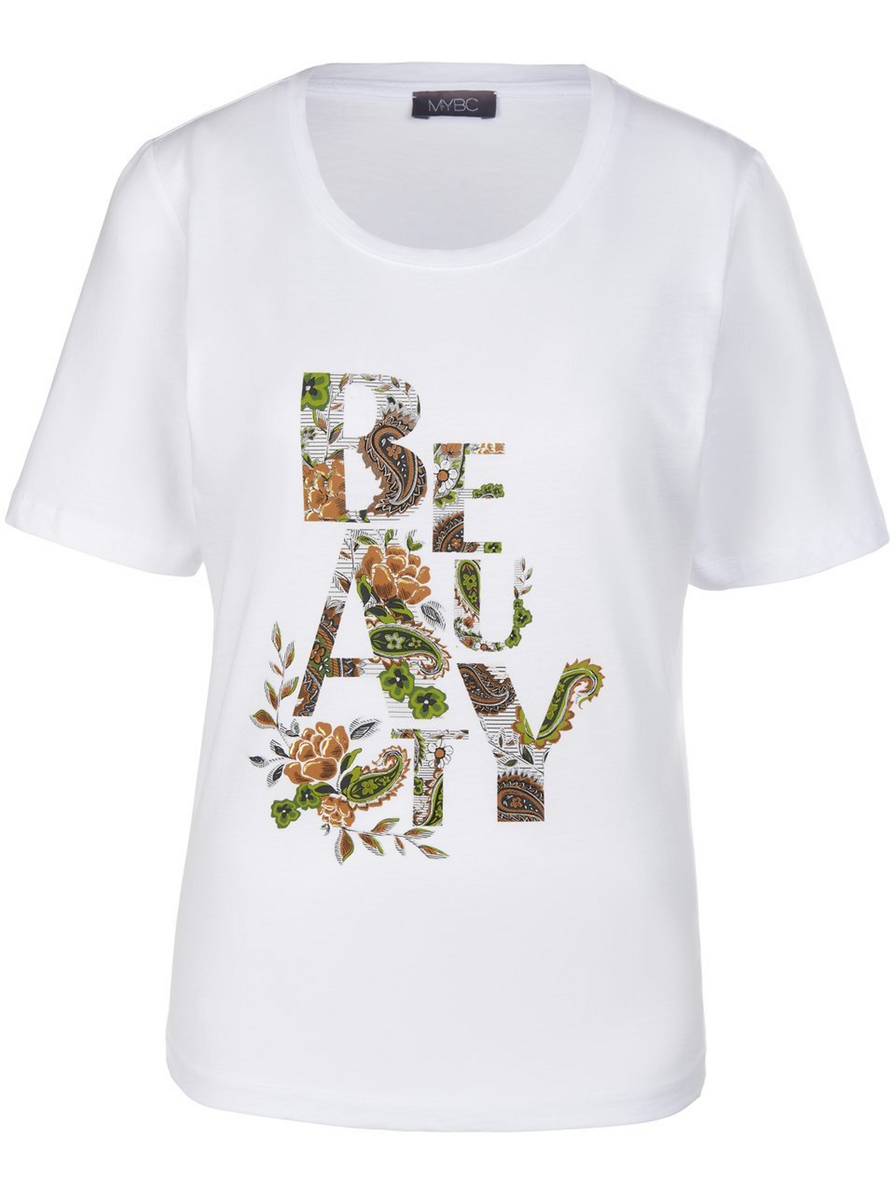 Rundhals-Shirt mit 1/2-Arm