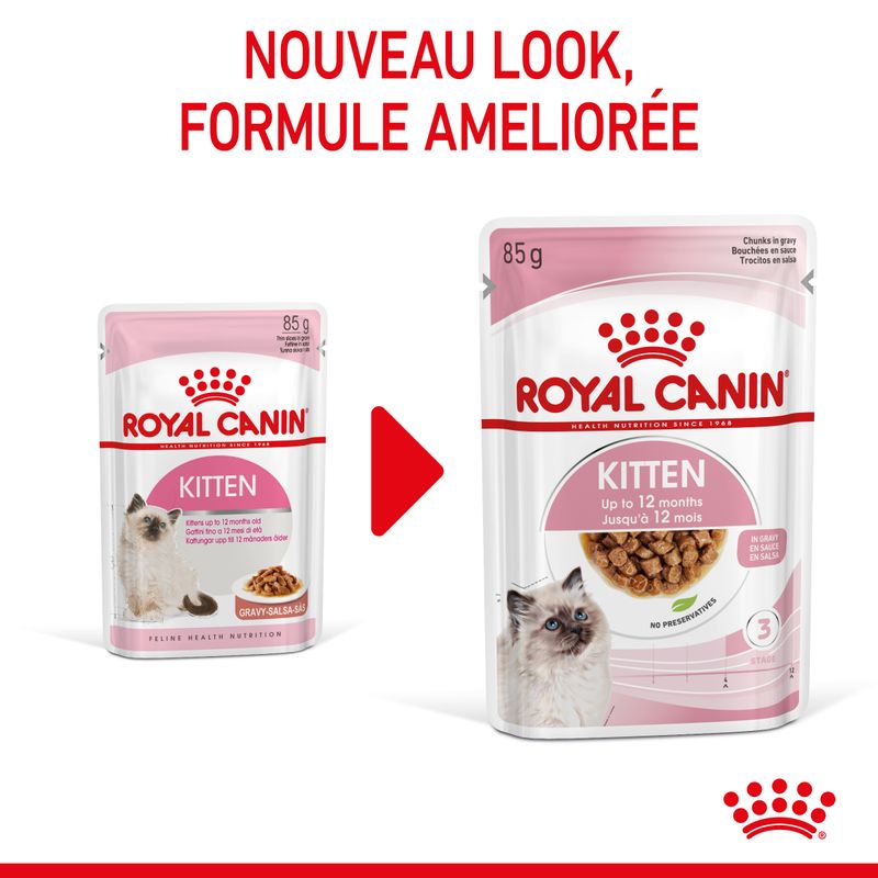 Royal Canin Kitten en sauce pour chaton
