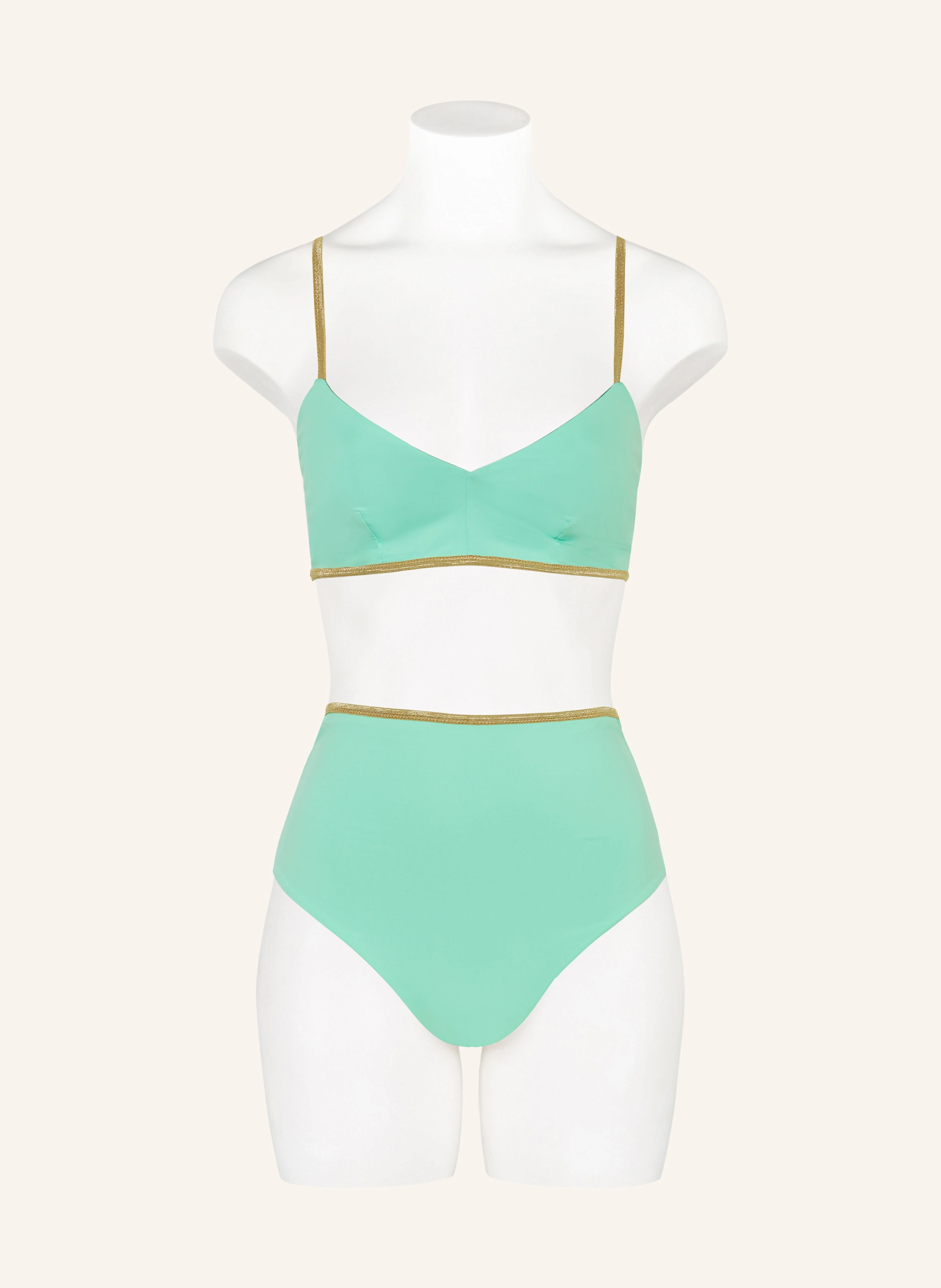 MYMARINI High-Waist-Bikini-Hose SHINE zum Wenden mit UV-Schutz 50+