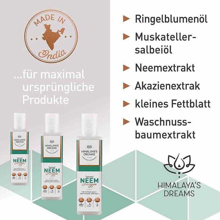 Himalayas Dreams Ayurveda Shampoo Neem, 200 ml