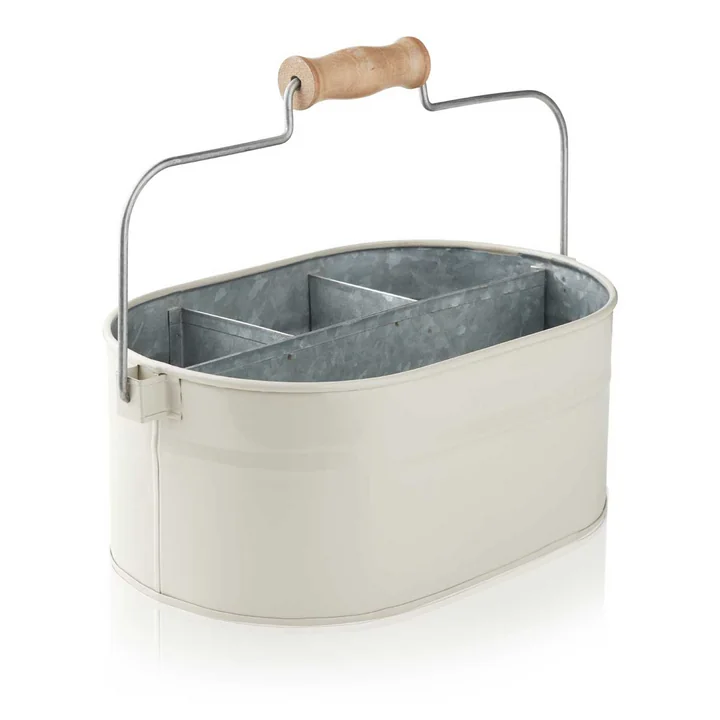 Humdakin - Utensilien Behälter, 30 x 19 x 13 cm, beige