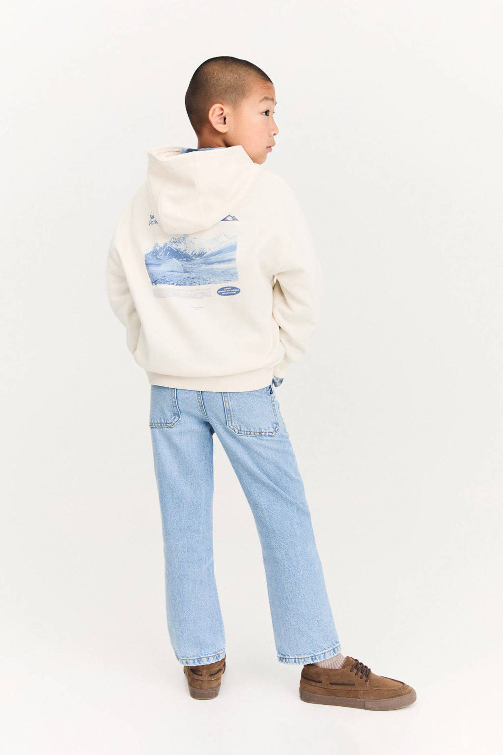Mango Kids hoodie beige