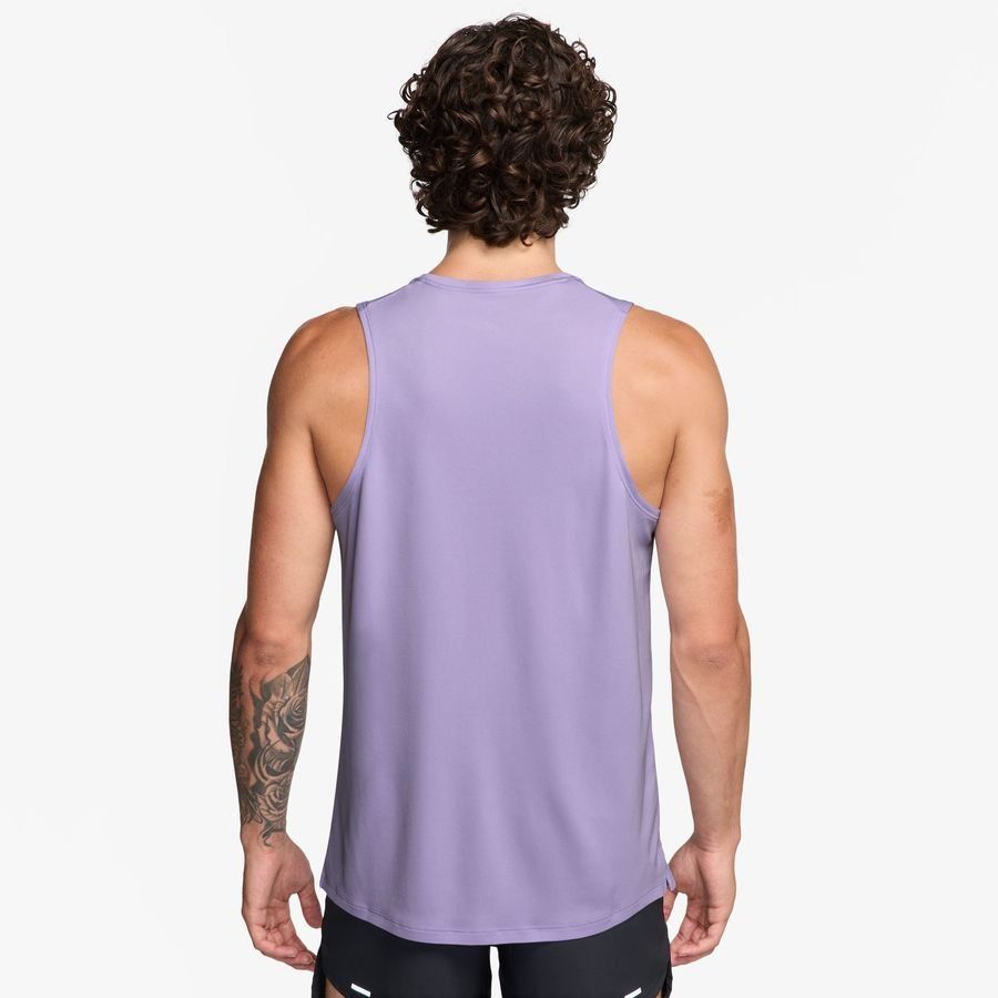 Nike Débardeur Dri-FIT Miler - Hydrangeas/Argenté