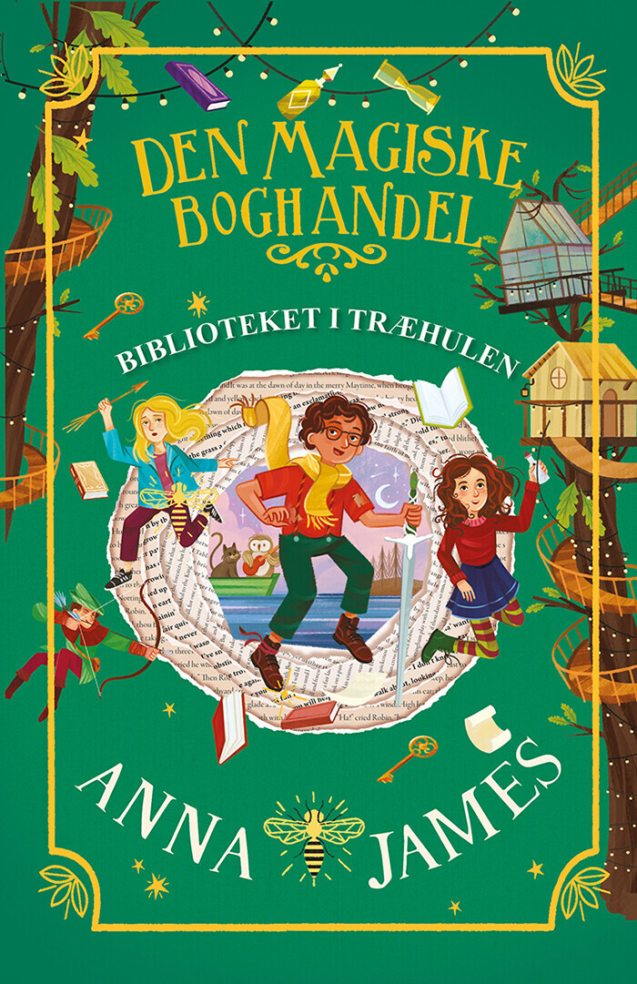 Biblioteket I Træhulen - Anna James - Bog