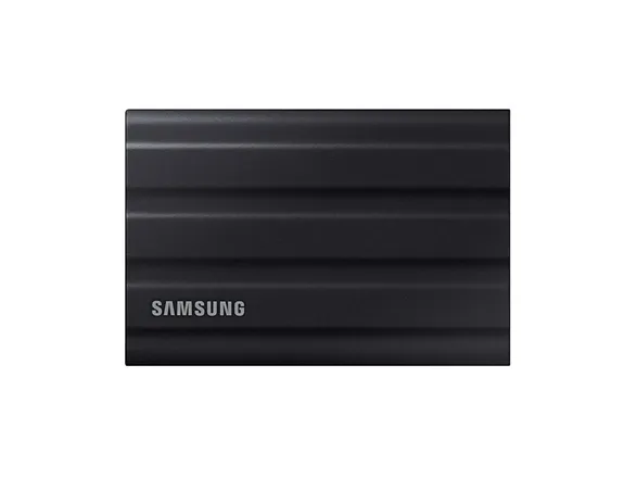 Samsung T7 Shield MU-PE4T0S - SSD - krypteret - 4 TB - ekstern (bærbar) - USB 3.2 Gen 2 (USB-C stikforbindelse) - 256-bit AES - sort