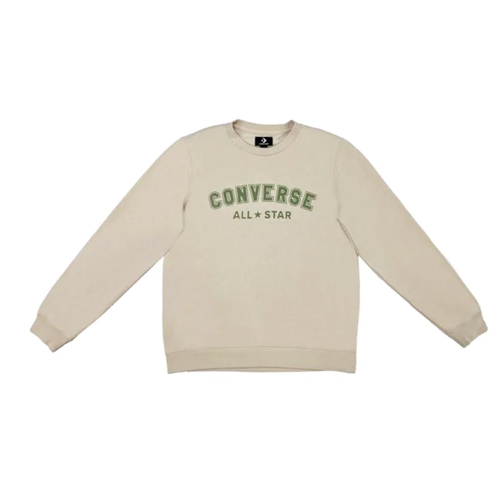 Converse Sweat Beige/Vert Homme Converse Classic