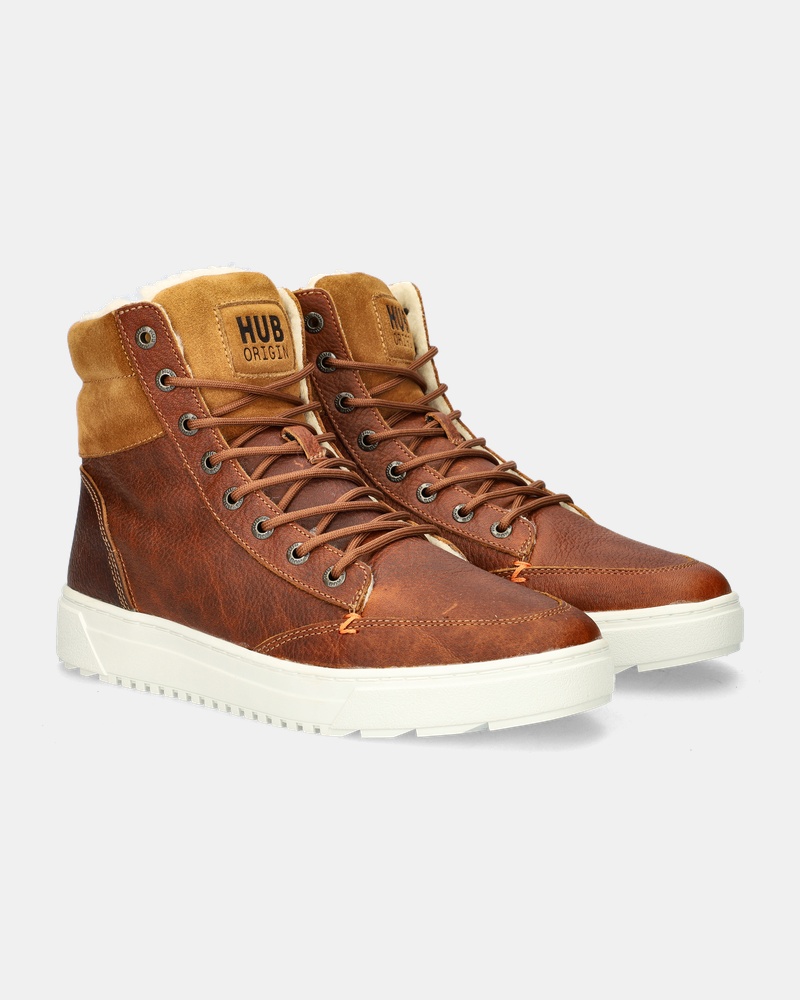 Hub Dublin 2.0 Hoge sneakers  - cognac