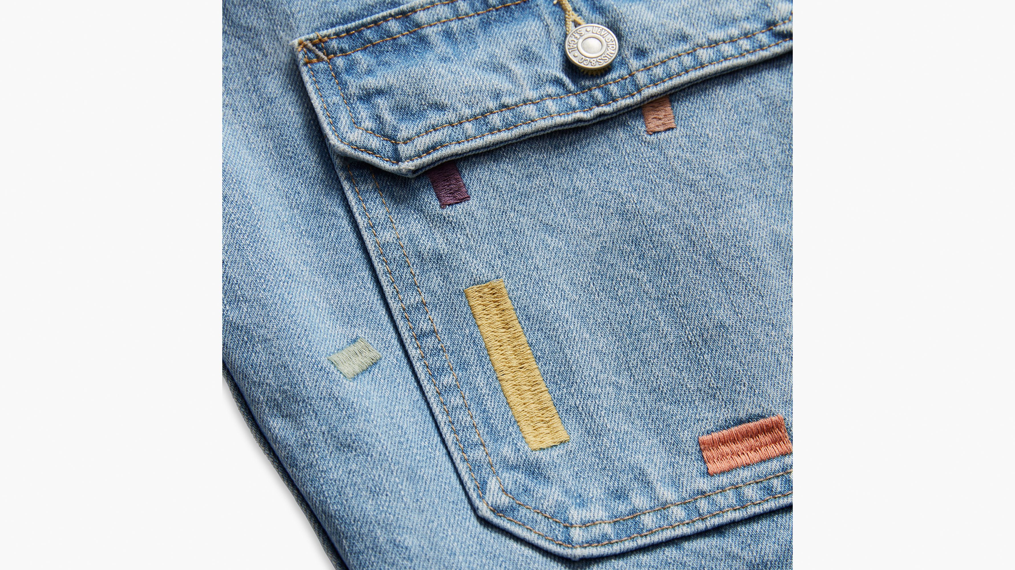 Veste Trucker utilitaire - Moj Karachippu Trucker - Bleu