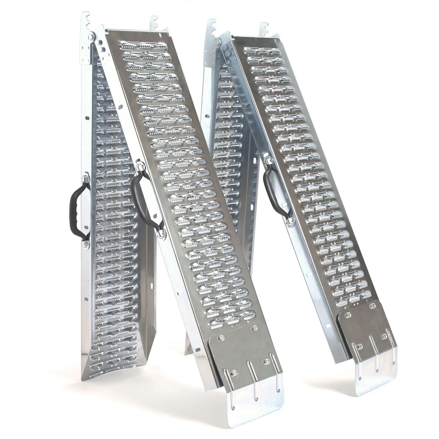 Set de 2 rampes pliables galvanisées spécial chargement