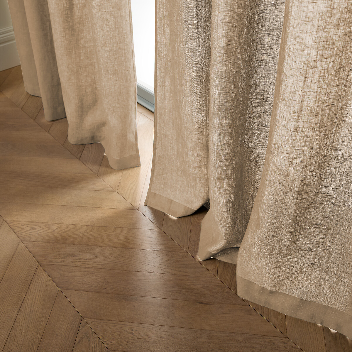 AM.PM<br>Cortina de linho lavado com ilhós, Privado