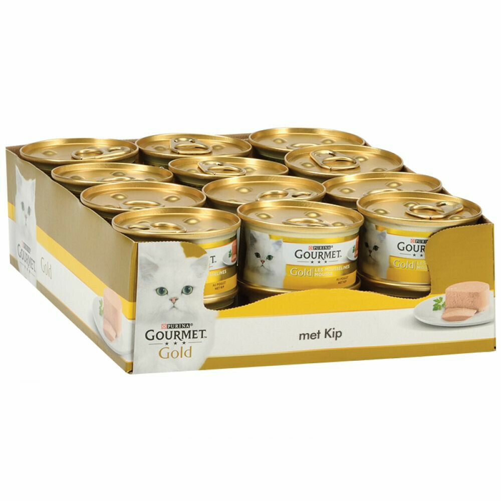 24x Gourmet Gold Mousse Kip85 gr
