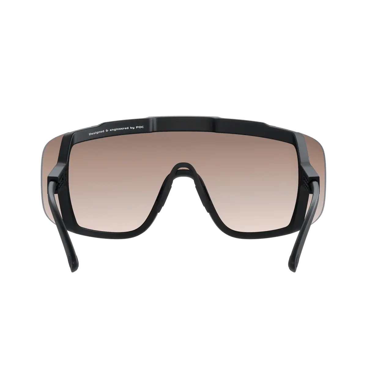 POC Devour Wide Fit Sport Zonnebril Zwart met Trail Lens Zilver