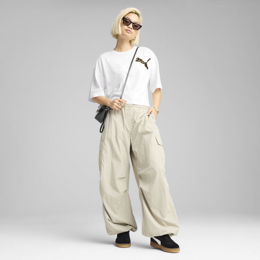 Puma LEO LUXE Oversized Kurzes T-Shirt