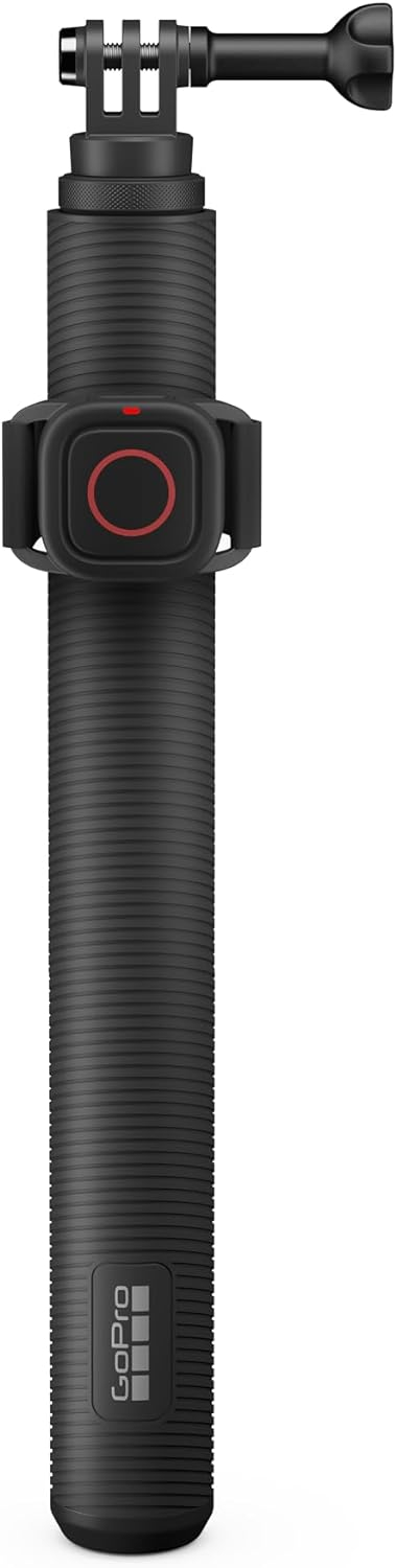 (122cm) Extension Pole 360° Selfie Stick Monopod Stativ Halterung mit Bluetooth Fernauslöser (AGXTS-002) - Schwarz