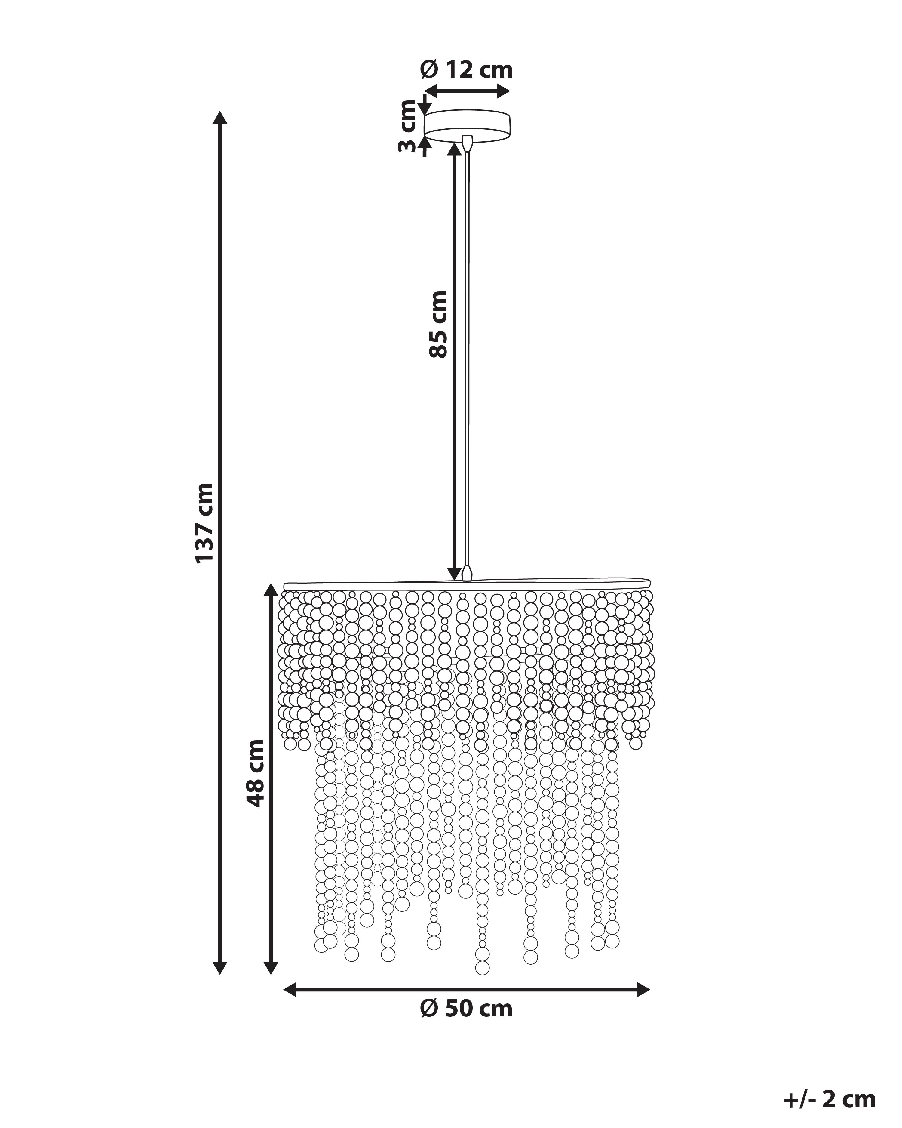 Kroonluchter KIRINDI Hout Lichtbruin