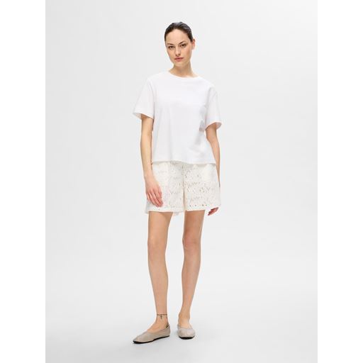 Selected Femme Sonora Shorts, Snow White, 38
