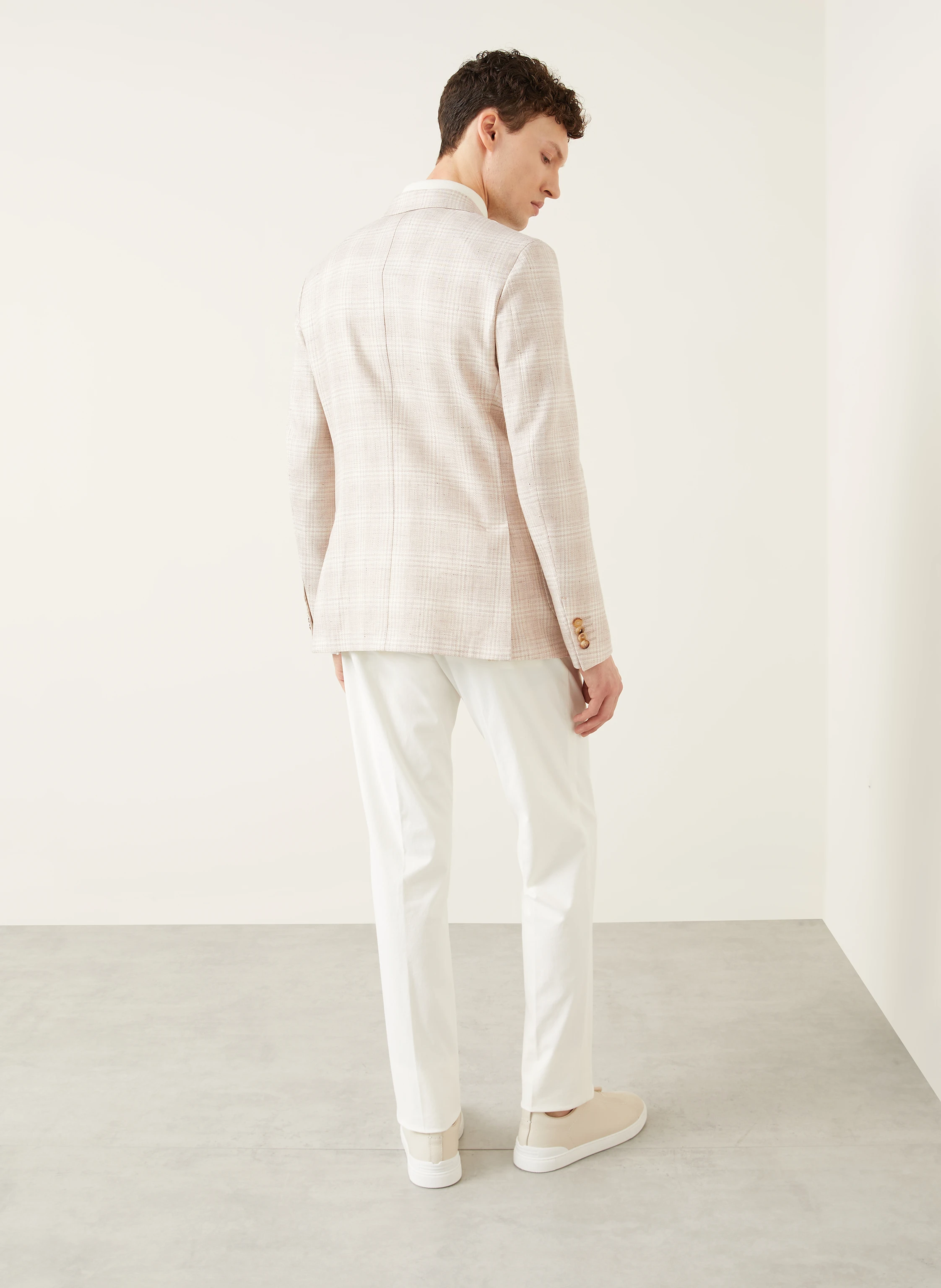 ZEGNA Sakko Extra Slim Fit mit Leinen