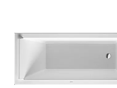 Starck badekar til indbygning 160 x 70 cm. Afløb i fodenden