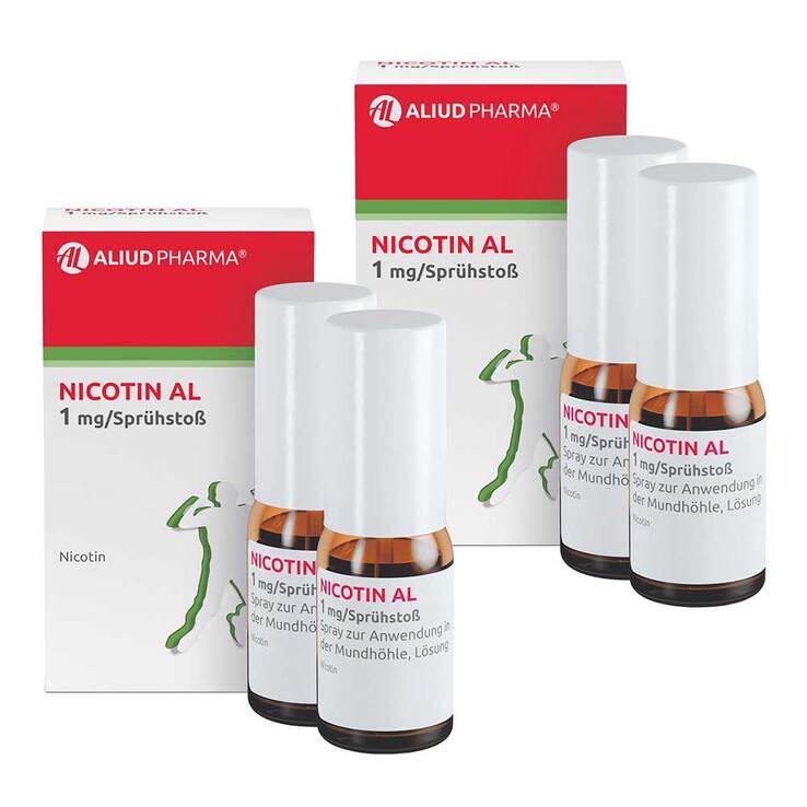 NICOTIN AL 1mg/Sprühstoß Spray, 2x2 St