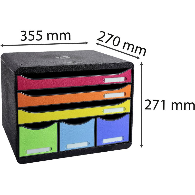 Module de classement Exacompta Iderama Store Box 6 tiroirs