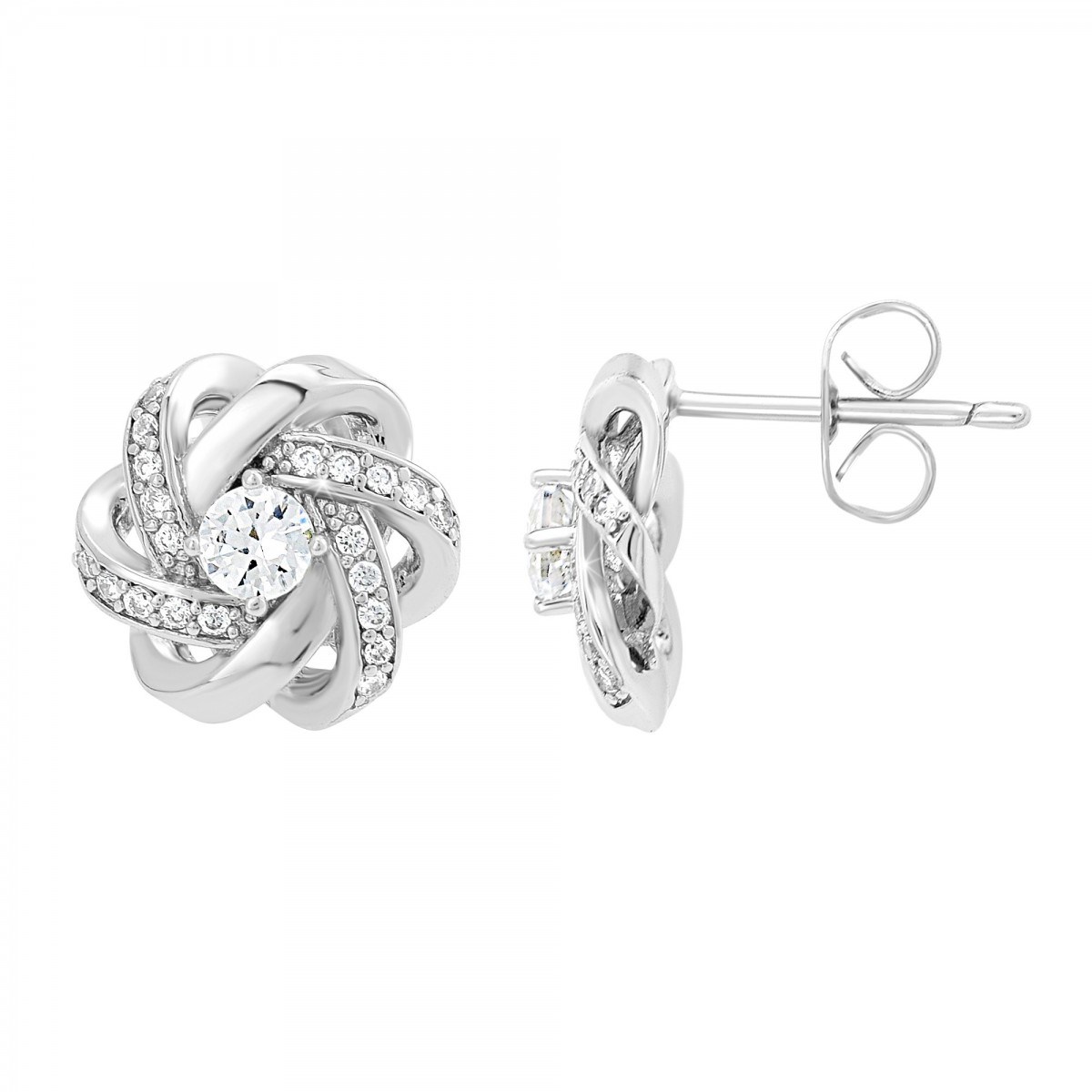 Boucles d'oreilles ornées de Cristaux scintillants SC Crystal
