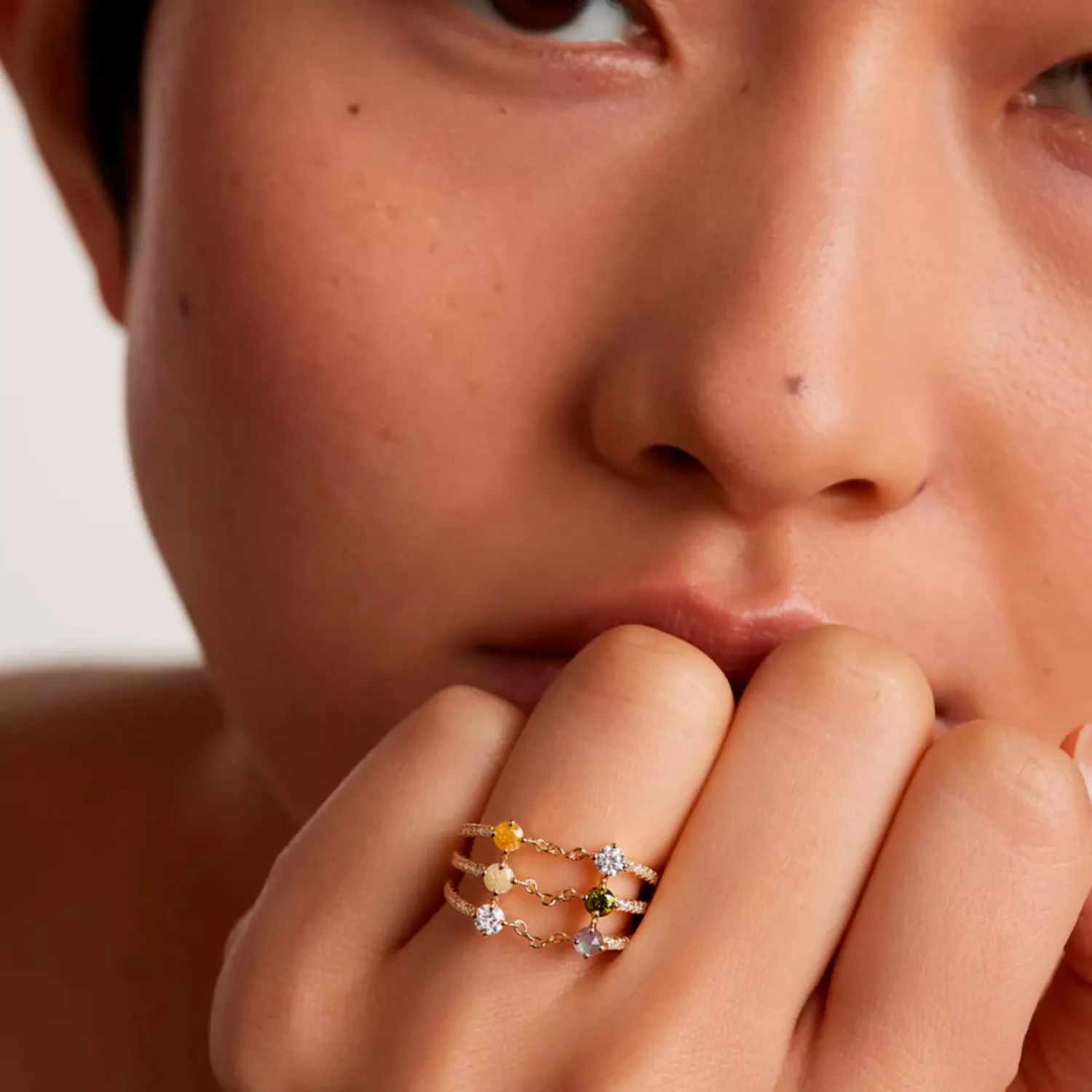 PDPAOLA Juno Ring 18 kt. Forgyldt Sølv AN01-655