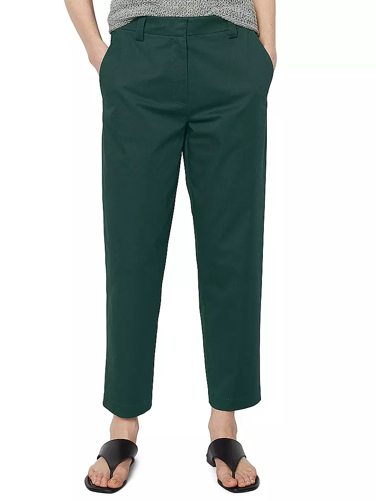 MARC O'POLO Chino  dunkelgrün