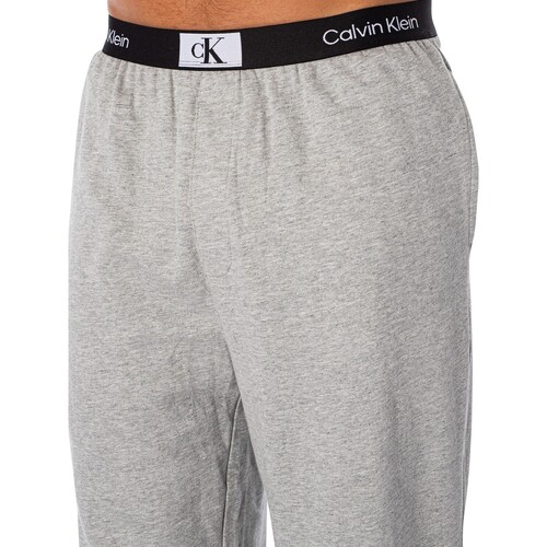 Calvin Klein Jeans - 1996 Pantalones De Pijama Con Logo De Caja Gris