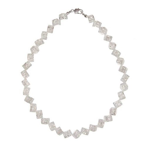 Collier cristal craquelé