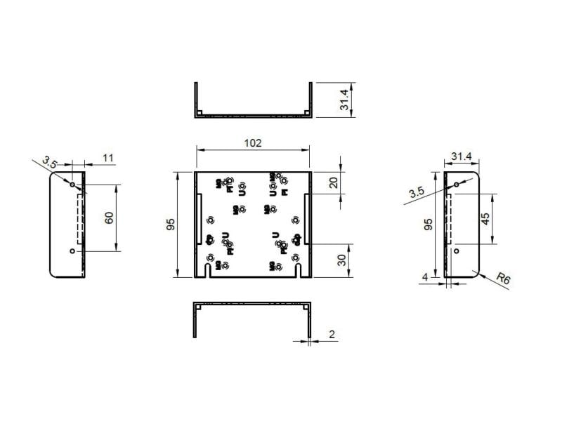 Delock Hutschienen Montagekit für Entwicklerboards Delock 66292 Hutschienen Montagekit für Einplatinencomputer oder 3.5″ Geräte
