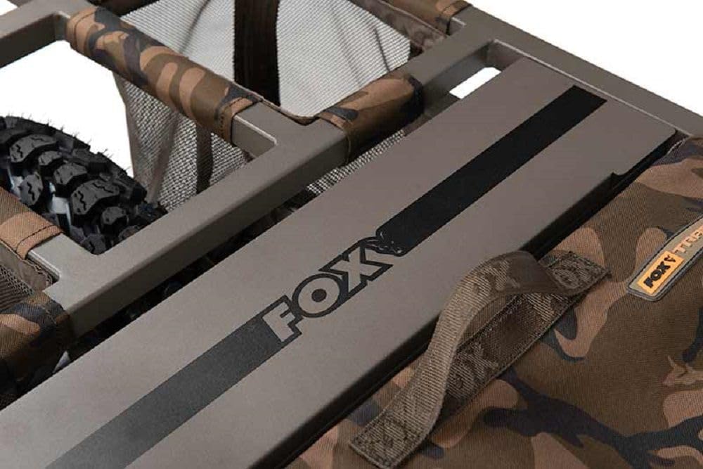 Fox Power Barrow 24V Schubkarre, Schwarz, Legierter Stahl, Schlauchloser Reifen