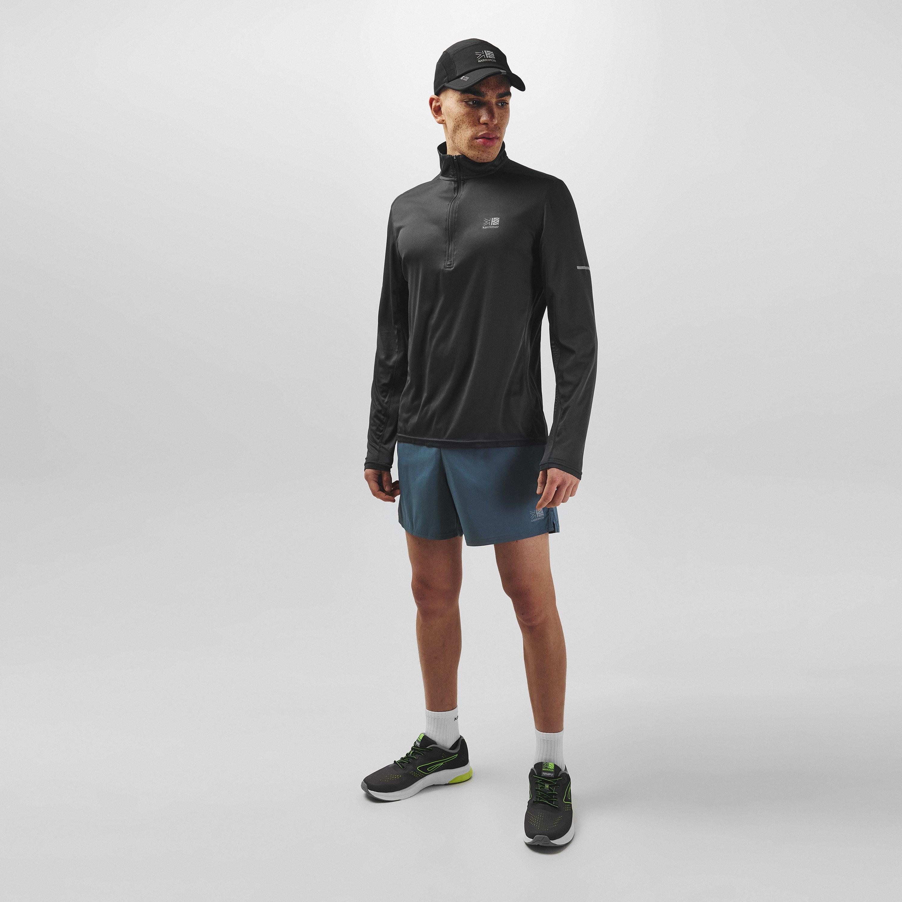 Karrimor Long SleevequarterZip Top Mens