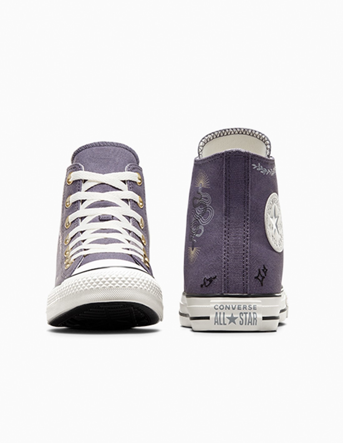 converse Sneakers montantes femme ctas hi dark violet/motifs