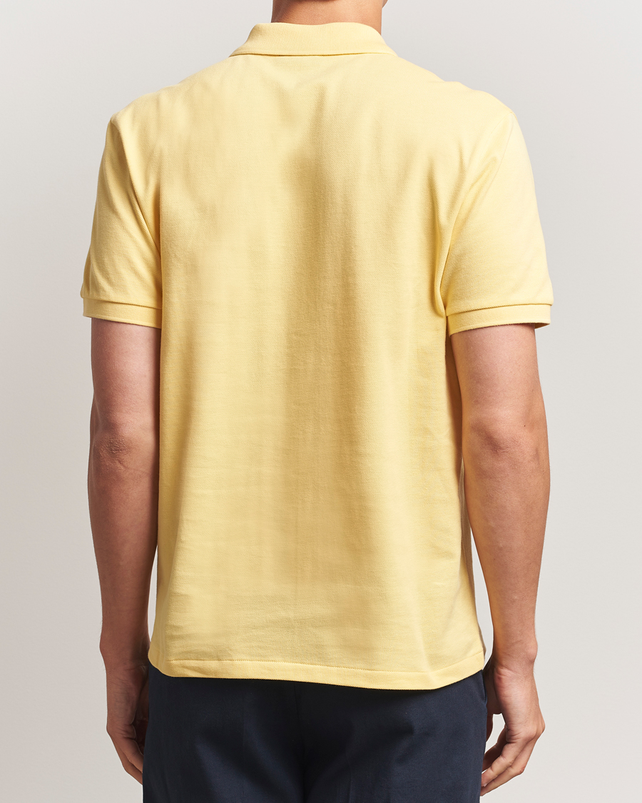 Oscar Jacobson Alex Cotton Polo Yellow