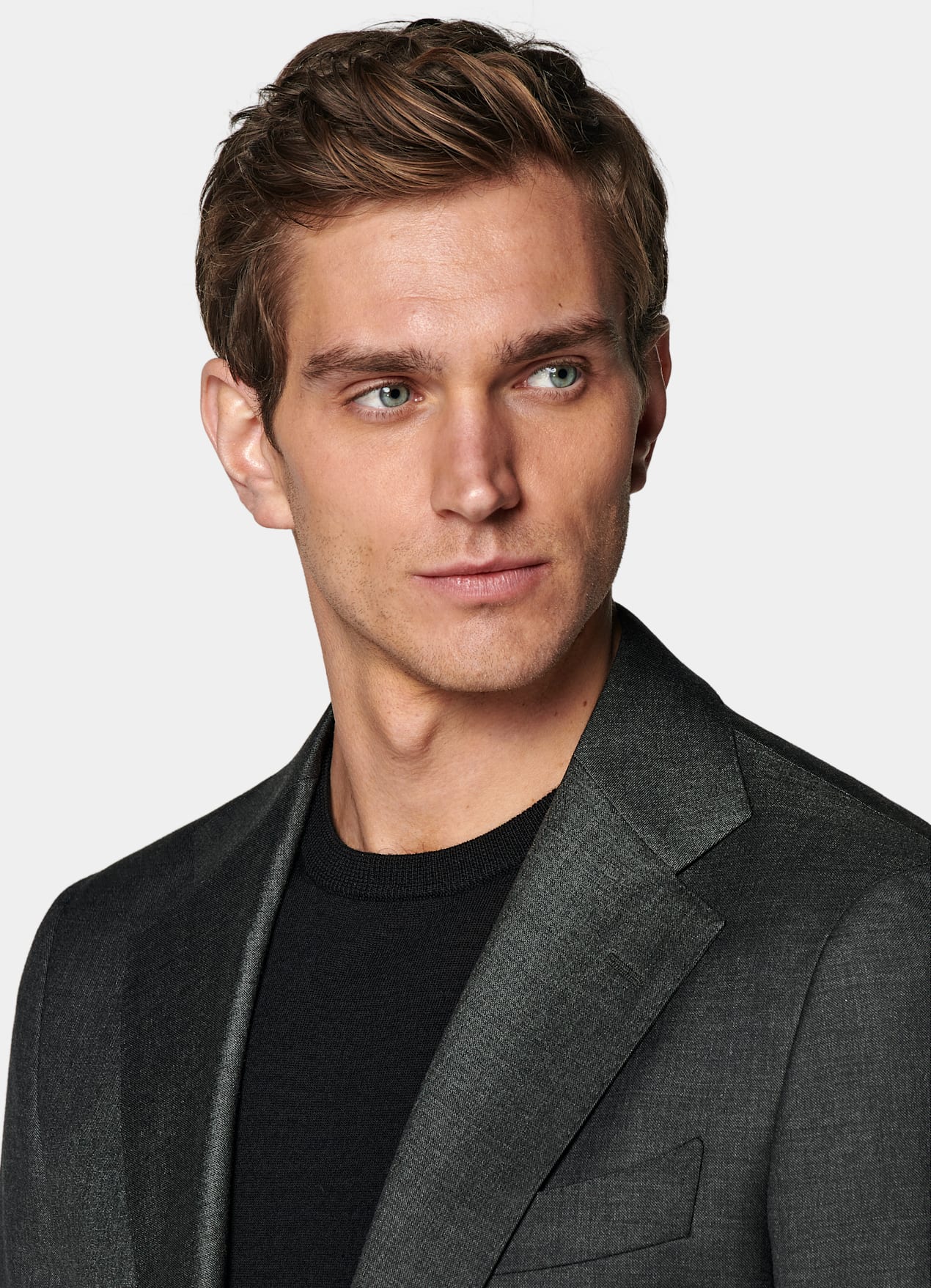 Veste de costume Havana coupe Tailored gris foncé