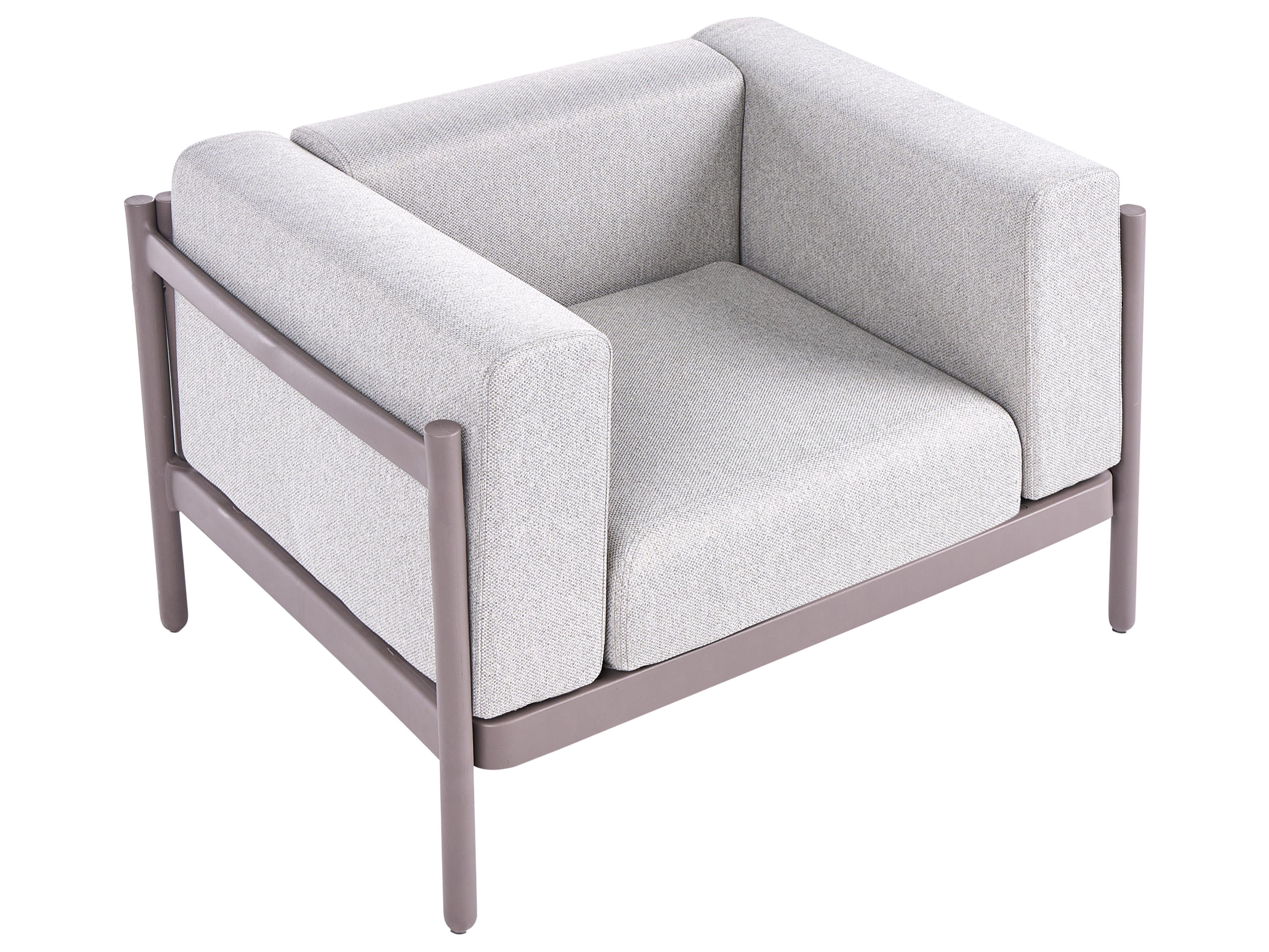 Loungeset met tafel 4-zits FERRETTI Taupe