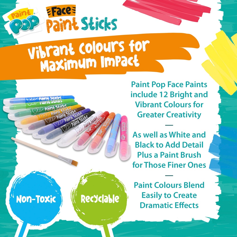 Paint Pop 12 Schminkstifte