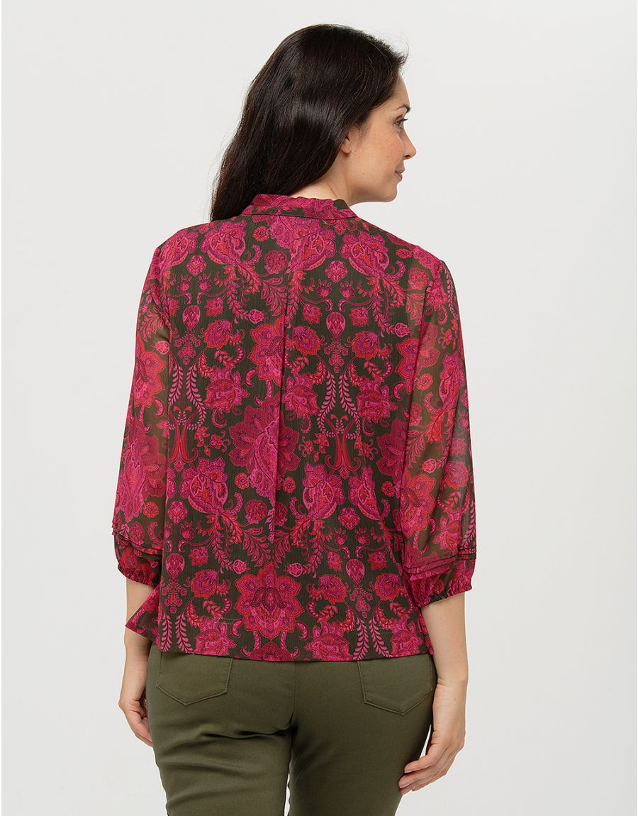 Blouse fluide rose