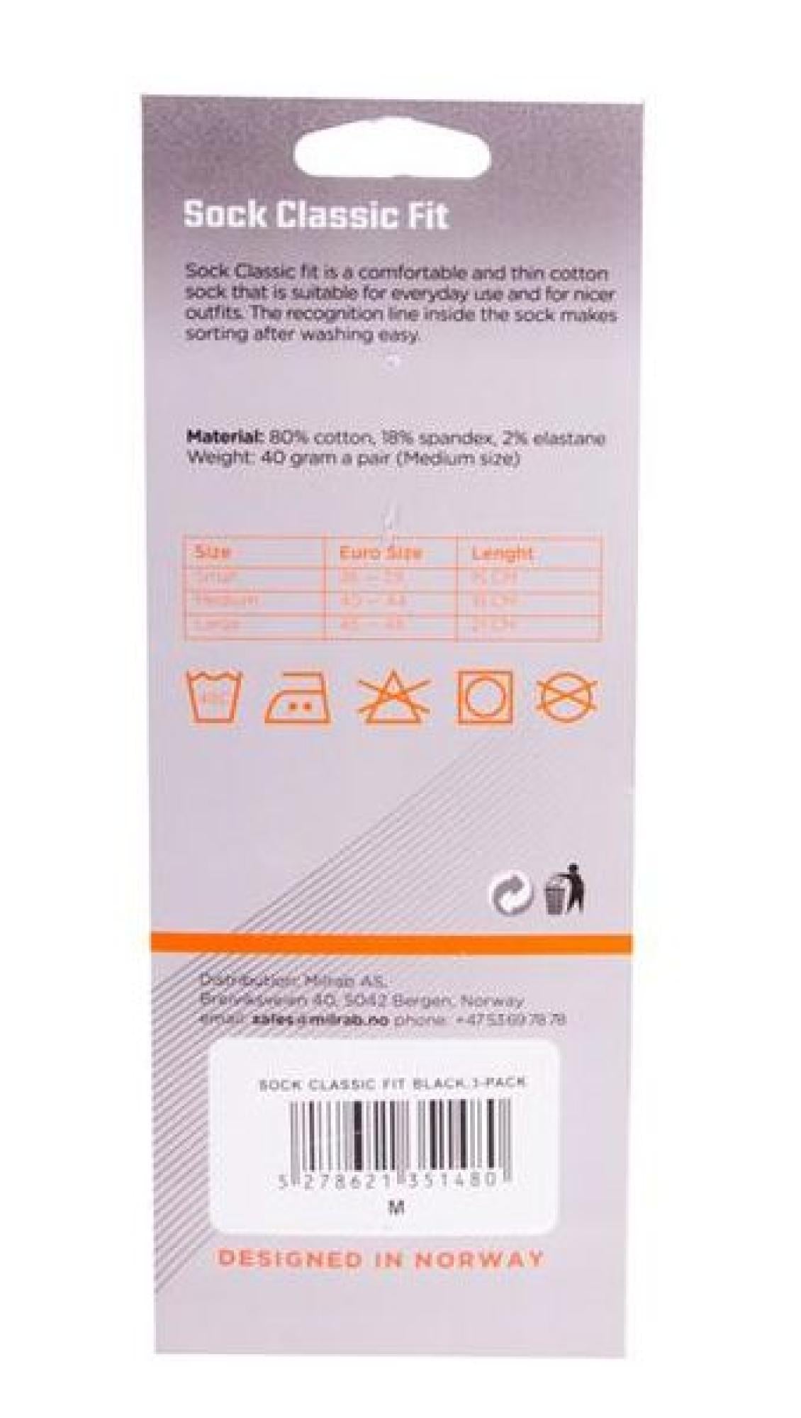 Essentials<br>Classic Fit 3-pack - Sokker