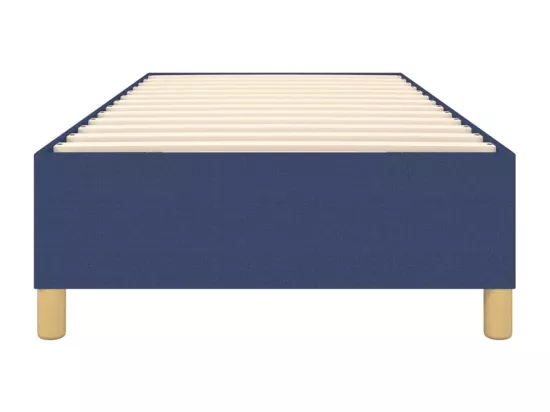 Sommier à lattes de lit Bleu 100x200 cm Tissu