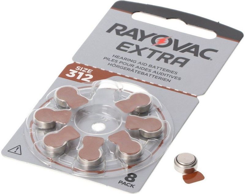 Rayovac 312 - PR41 Extra - 8 pack