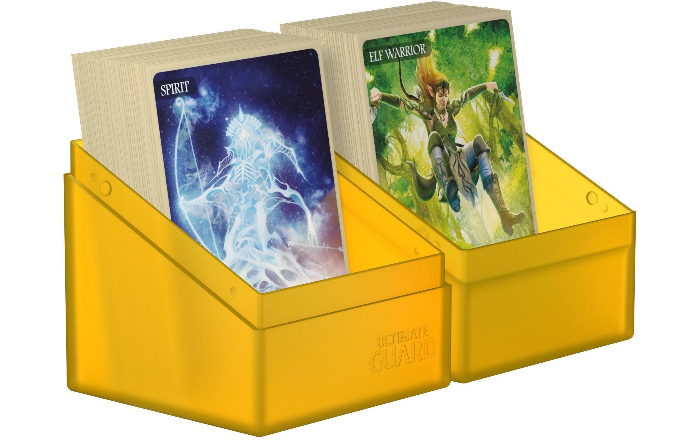 Kartenbox Boulder Deck Case Standardgrösse 100+ BernsteinHandliche und feste Kartenbox mit Soft-Touch-Oberfläche
