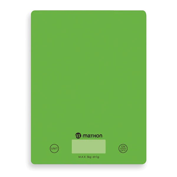 Balance de cuisine digitale verte 5 kg Mathon