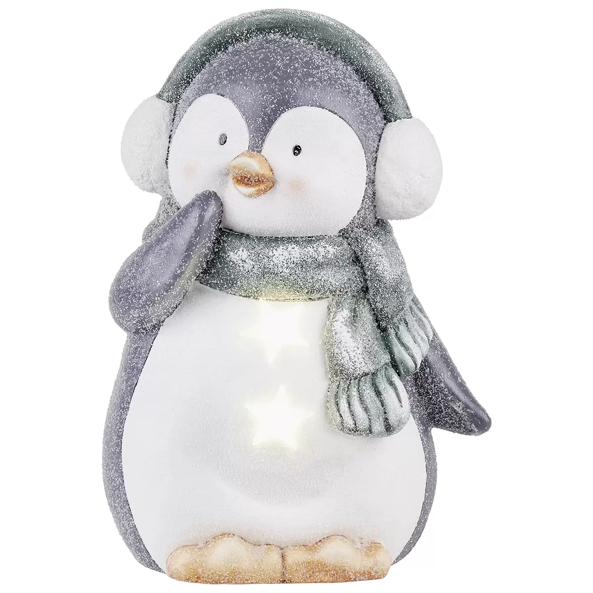 Pinguin Luca Bessoni grau,grün,weiss