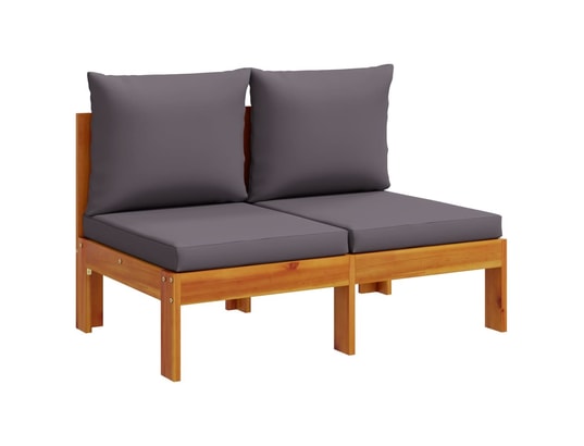 VIDAXL - Salon extérieur Salon de jardin avec coussins 5 pcs bois d'acacia solide