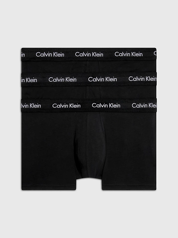 Pacote com 3 Cuecas Boxer de Cintura Baixa - Algodão Elástico