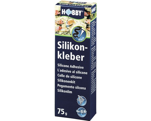HOBBY siliconenlijm 72 ml zwart