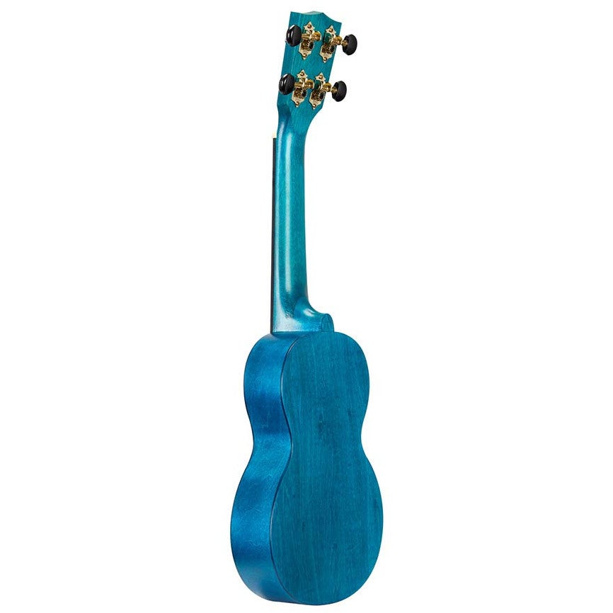 Mahalo MS1TBU Slimline Series sopraan ukelele transparent blue