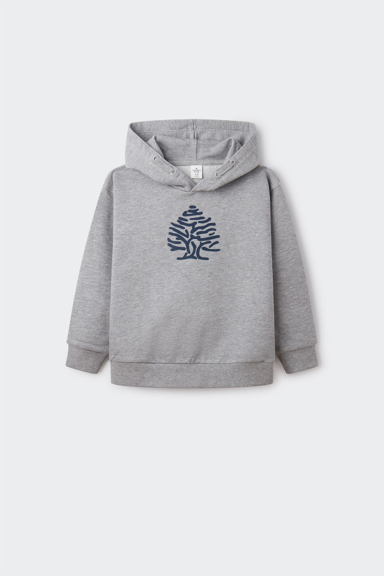 Moletom com capuz estampado