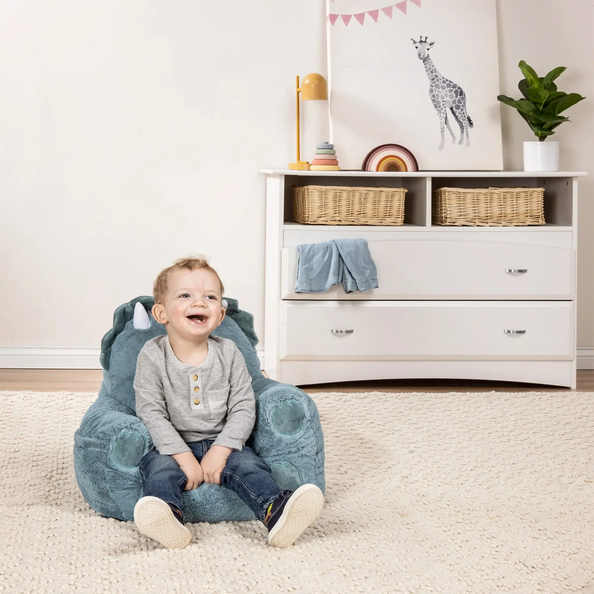 Trend Lab Chaise Dinosaur en Peluche Cuddo Buddies®